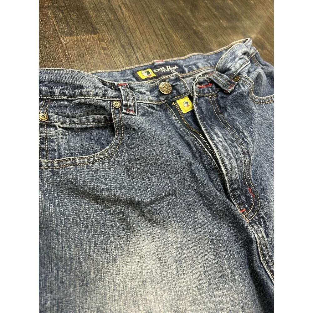 Duck Head Kids Blue Denim Cargo Shorts Size 14, 28W 10